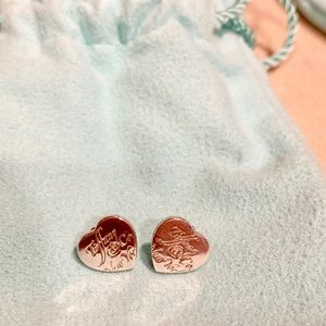 Tiffany & Co New York Sterling Silver studs